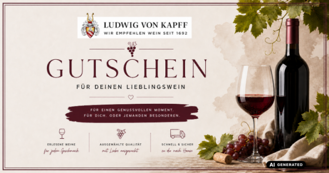 Ludwig von Kapff Gutschein