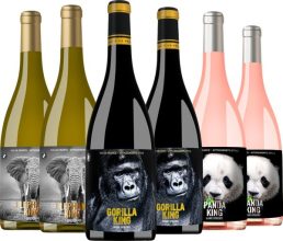 Unsere Kings: Gorilla, Panda und Elephant im 6er Paket bei Belvini