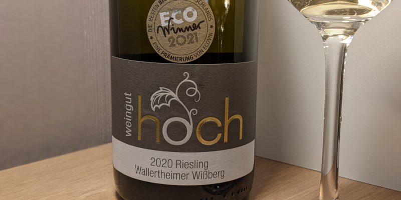 Wein-Tasting: Wallertheimer Wißberg Riesling Lagenwein trocken – Weingut Hoch
