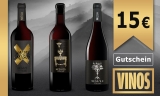 Wein & Vinos Gutschein ☆ 15 Euro ☆ für deine Wein Bestellung ☆ Top-Qualitätsweine