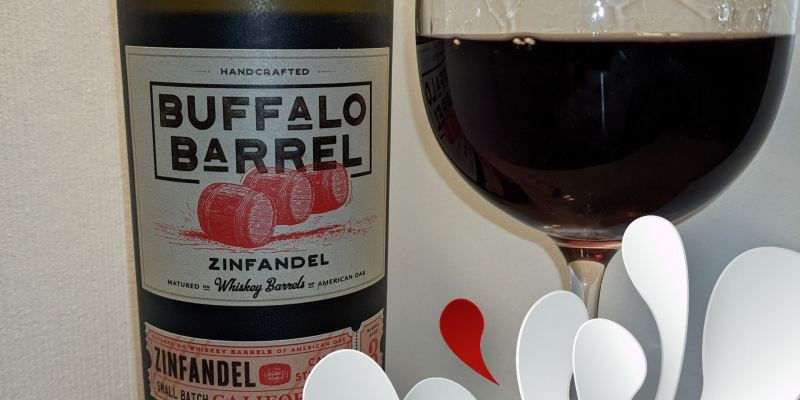 Wein-Tasting: Buffalo Barrel ‘Whiskey Barrel Aged’ Zinfandel California 2018 – House of Big Wines