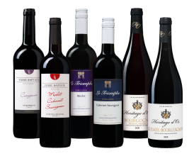 Probierpaket Frankreich Rot | 6 Flaschen bei Weinvorteil